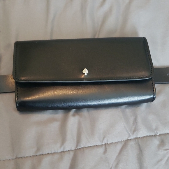 Kate Spade Black Leather Waist Bag - Picture 1 of 4